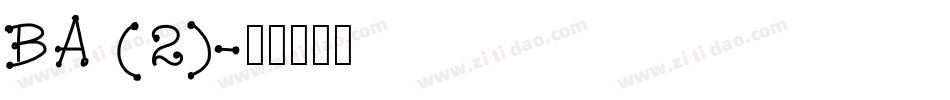 BA (2)字体转换